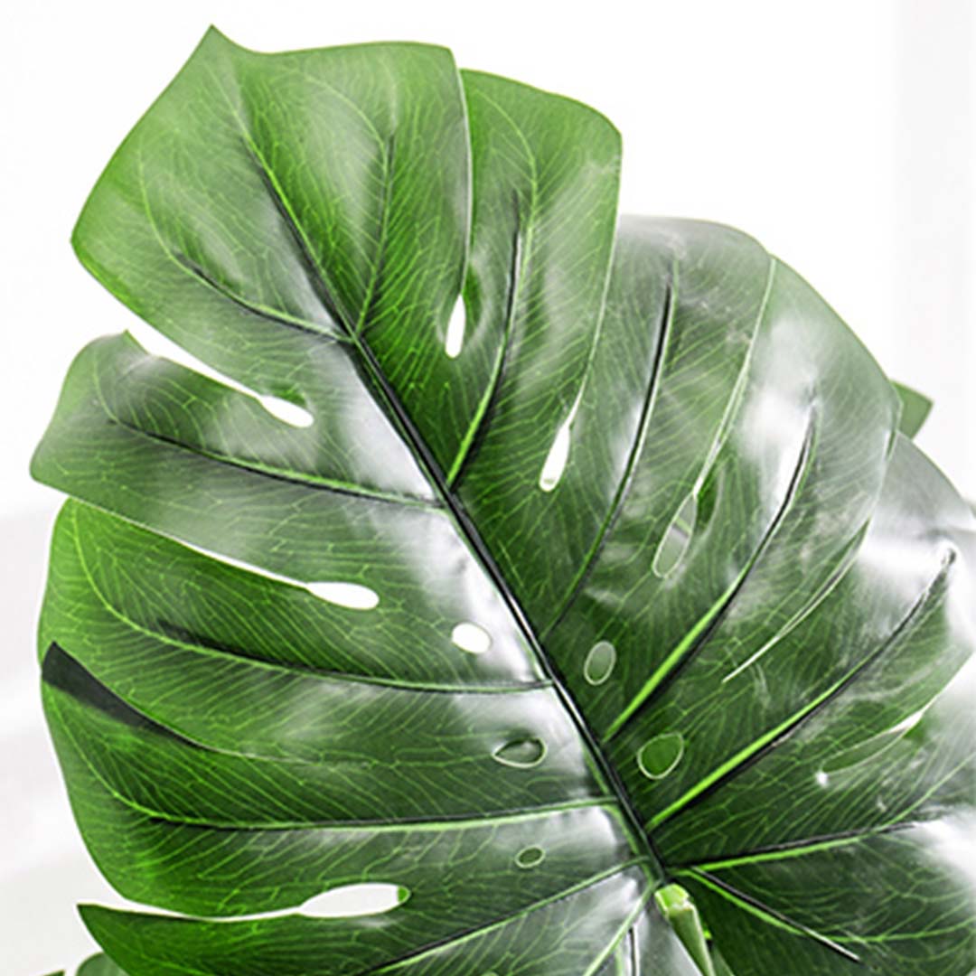 SOGA 2X 120cm Artificial Green Indoor Turtle Back Fake Decoration Tree Flower Pot Plant • LUZ-APlantFH1207X2