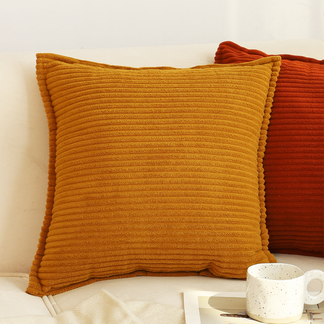 SOGA 50cm Throw Pillow Mustard Wabi Sabi Arches Indoor and Outdoor Kavka for Home Decor • LUZ-FrenchCushion345