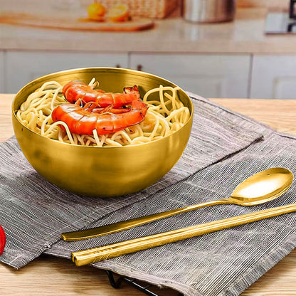 SOGA 15cm Gold Salad Bowl with Model 201 Elegant and Durable Kitchen Essential • LUZ-VICSoupPot41