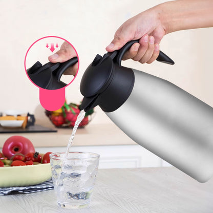 SOGA 2X 1.5L Silver Color 3-Layer Stainless Steel Vacuum Durable Thermal Flask • LUZ-BottleWKE14X2