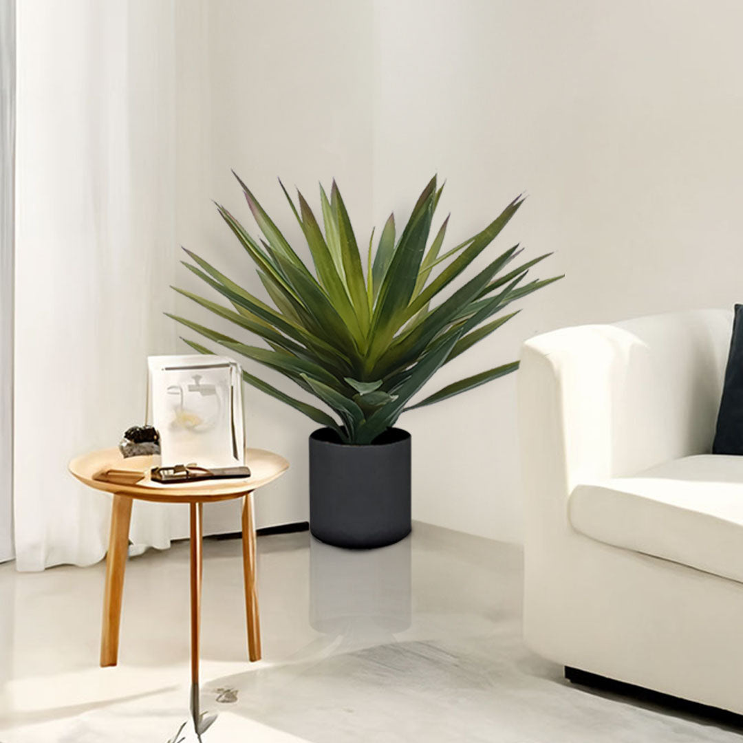 SOGA 2X 45cm Yucca Plant Giant Palm Lily Artificial Plant Tabletop Home Accent Decor • LUZ-APlantFHJM045X2