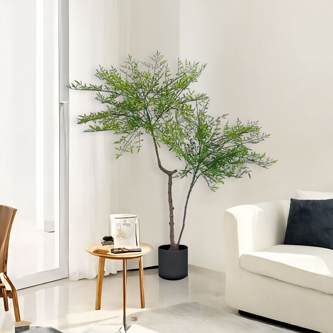 SOGA 2X 120cm Nandina Heavenly Bamboo Tree Artificial Plant Home Accent Decor • LUZ-APlantNTZ120X2