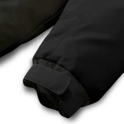 abbee Black 2XL Winter Fur Hooded Down Jacket Stylish Lightweight Quilted Warm Puffer Coat • LUZ-DJ-5858G