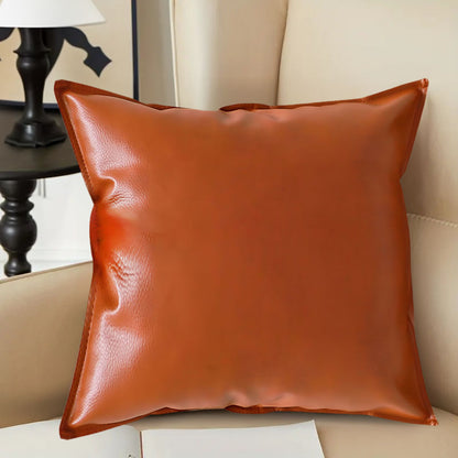 SOGA 2X 45cm Light Luxury Urban Simulated Leather Wide Edge Throw Pillow • LUZ-FrenchCushion237X2