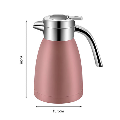 SOGA 2X 1.8L Stainless Steel Insulated Vacuum Flask Water Bottle Pink • LUZ-WaterJug18PNKX2