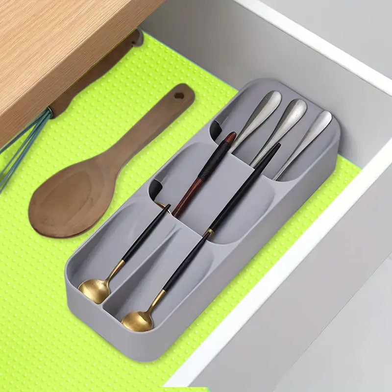 SOGA 2X 50x300cm Green Kitchen Shelf Drawer Cabinet Multi Use Liner Non Slip Mat • LUZ-CabMat503GRNX2