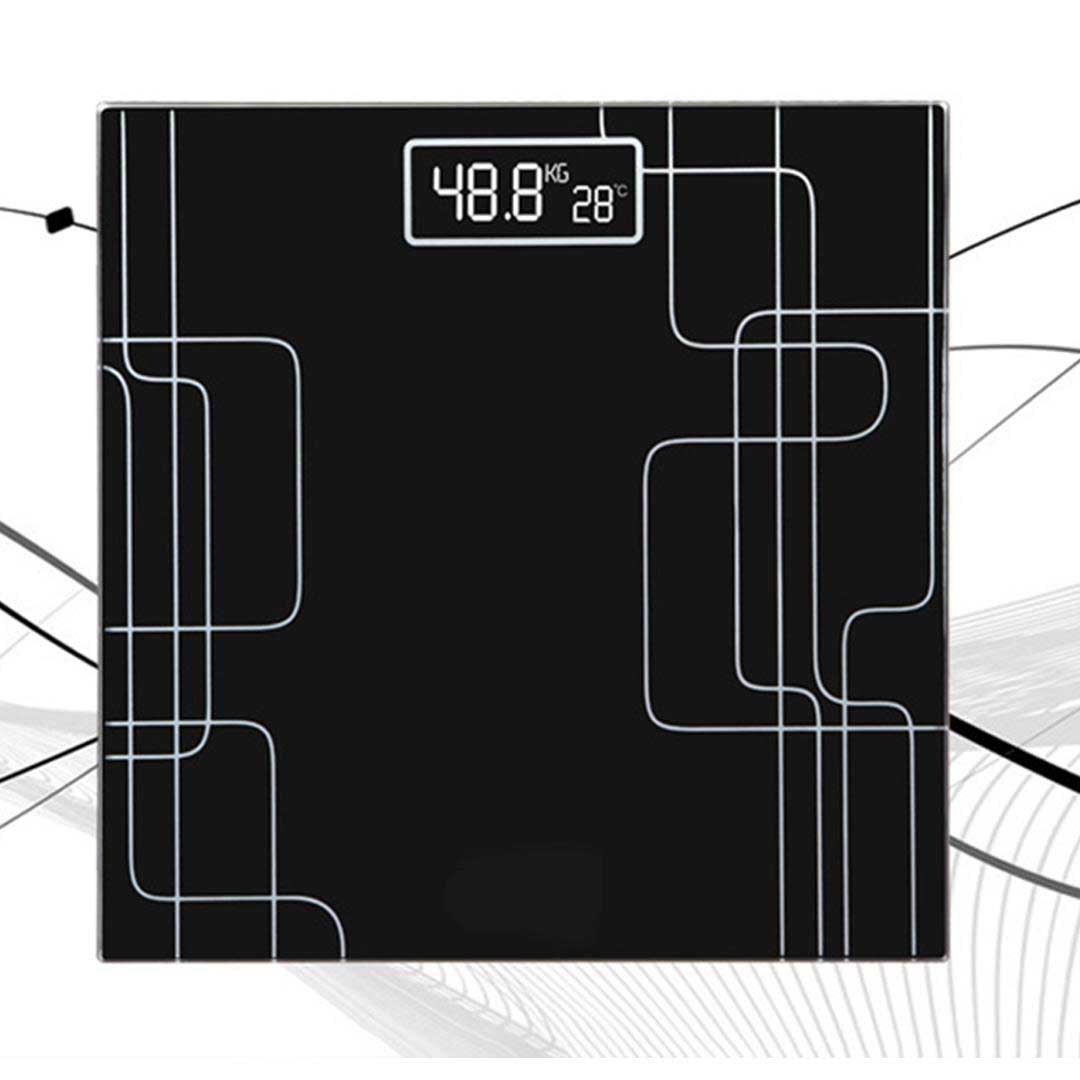 SOGA 180kg Electronic Talking Scale Weight Fitness Glass Bathroom Scale LCD Display • LUZ-TalkingScaleLines