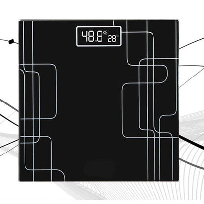 SOGA 180kg Electronic Talking Scale Weight Fitness Glass Bathroom Scale LCD Display • LUZ-TalkingScaleLines