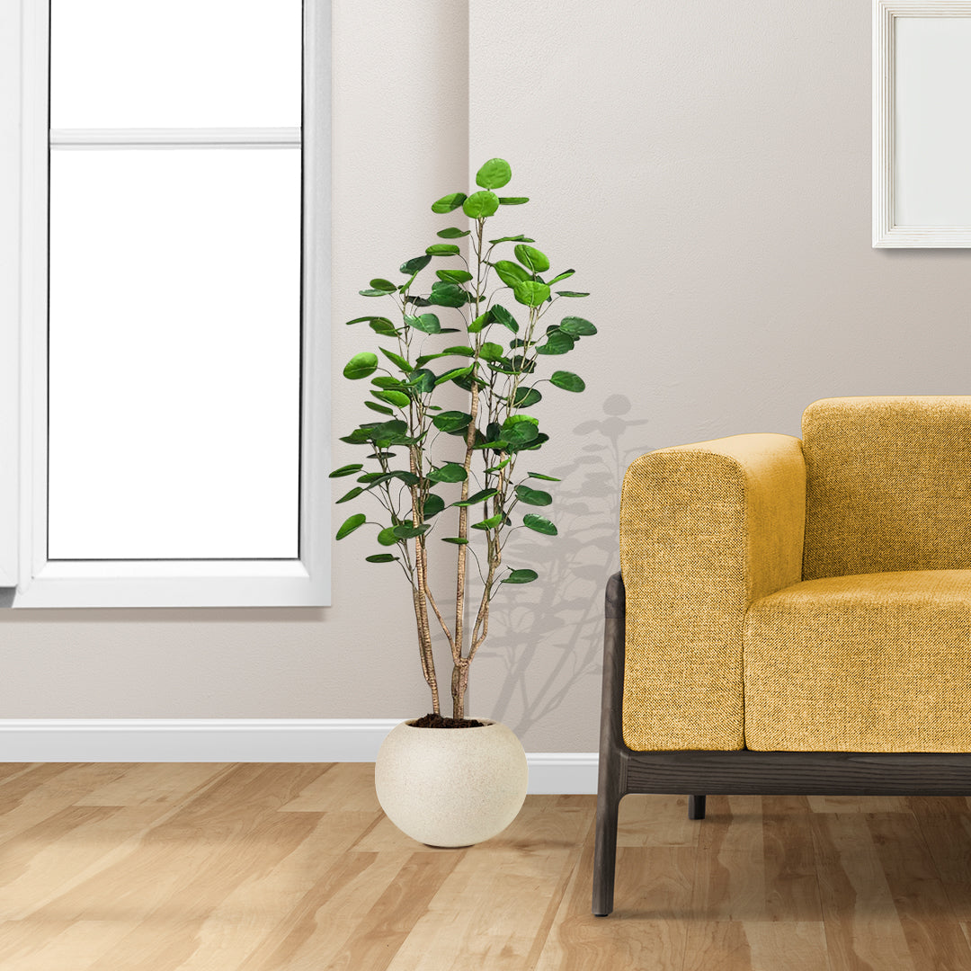 SOGA 4X 150cm Plastic Potted Polyscias Scutellaria Plant Home Garden Artificial Tree, Home Decor • LUZ-APlantFHJQD150102X4