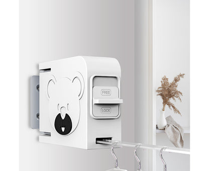 SOGA 160mm Wall-Mounted Clothes Line Dry Rack Retractable Space-Saving Foldable Hanger White • LUZ-BSLY07