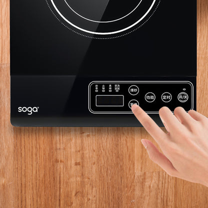 SOGA 2X 35.5cm Cooktop Electric Smart Induction Cook Top Portable Kitchen Cooker Cookware • LUZ-CooktopC20A1X2