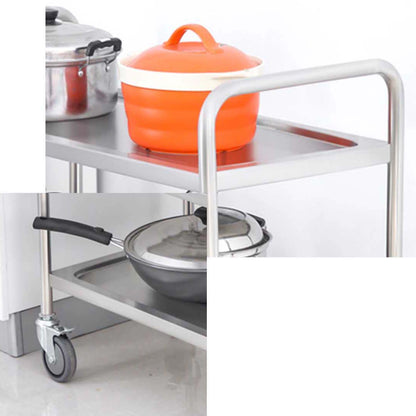 SOGA 4 Tier 860x540x1170 Stainless Steel Kitchen Dining Food Cart Trolley Utility • LUZ-FoodCart1116
