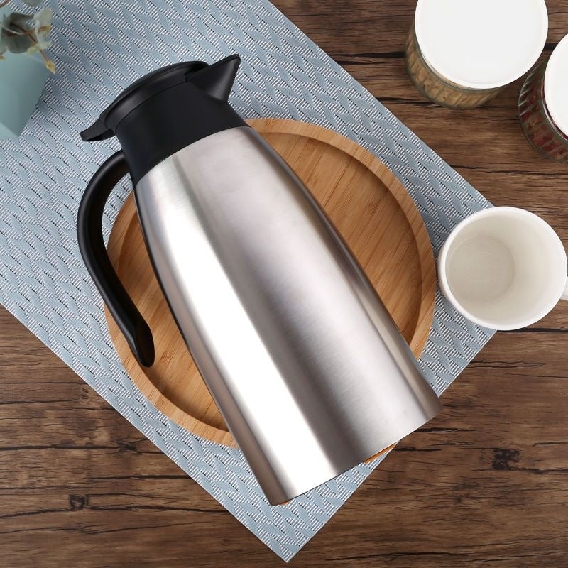 SOGA 2X 2.0L Silver Color 3-Layer Stainless Steel Vacuum Durable Thermal Flask • LUZ-BottleWKE15X2