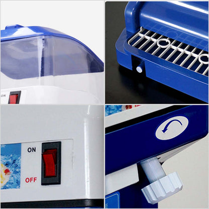 SOGA 2X Ice Shaver Commercial Electric Stainless Steel Ice Crusher Slicer Machine 180KG/h 88 • LUZ-CommercialElectricIceShaver188X2