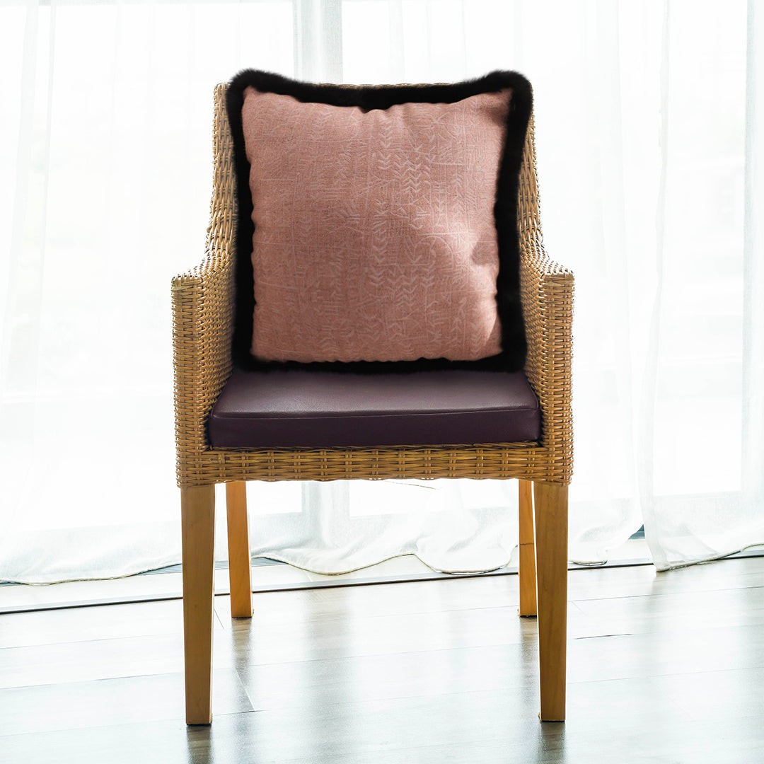 SOGA 2X 50cm Mid-century Style Raised Embroidery Texture Edged Square Throw Pillow • LUZ-FrenchCushion210X2