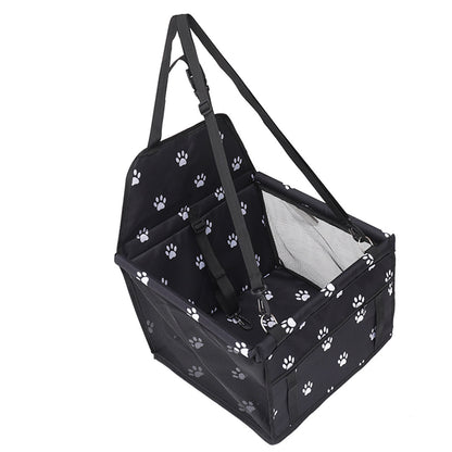 SOGA Waterproof Pet Booster Car Seat Breathable Mesh Safety Travel Portable Dog Carrier Bag Black • LUZ-CarPetBag013BLK