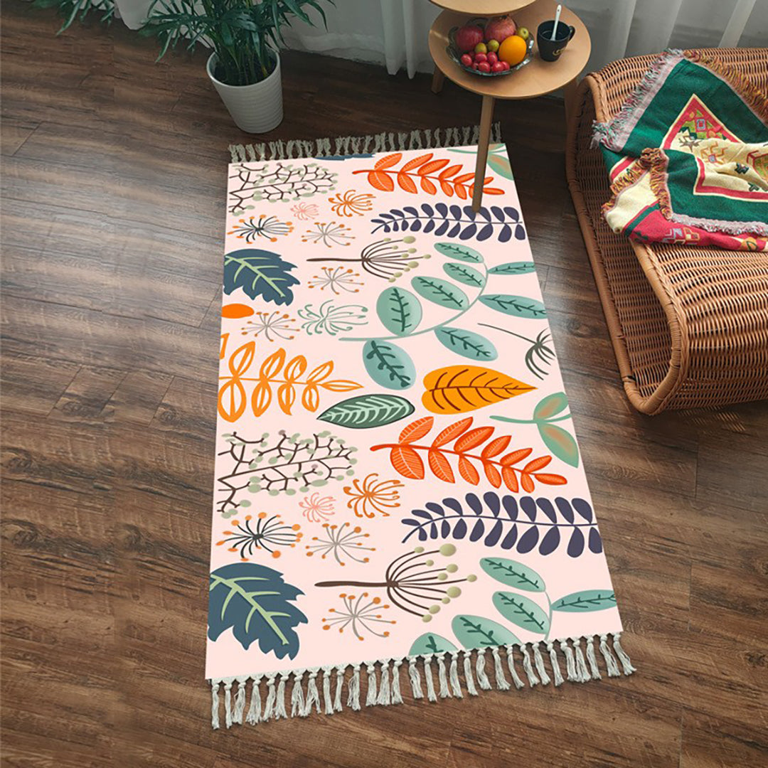 SOGA 90cm Soft cotton woven handmadeArea  rugs for living room bedroom, Home Decor • LUZ-CarpetFLSXBB16