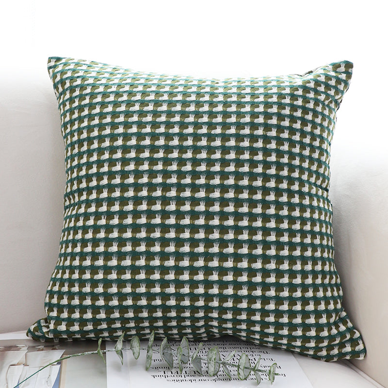 SOGA 45cm Subtle Green Foliage Pillow SquareThrow pillow • LUZ-FrenchCushion259