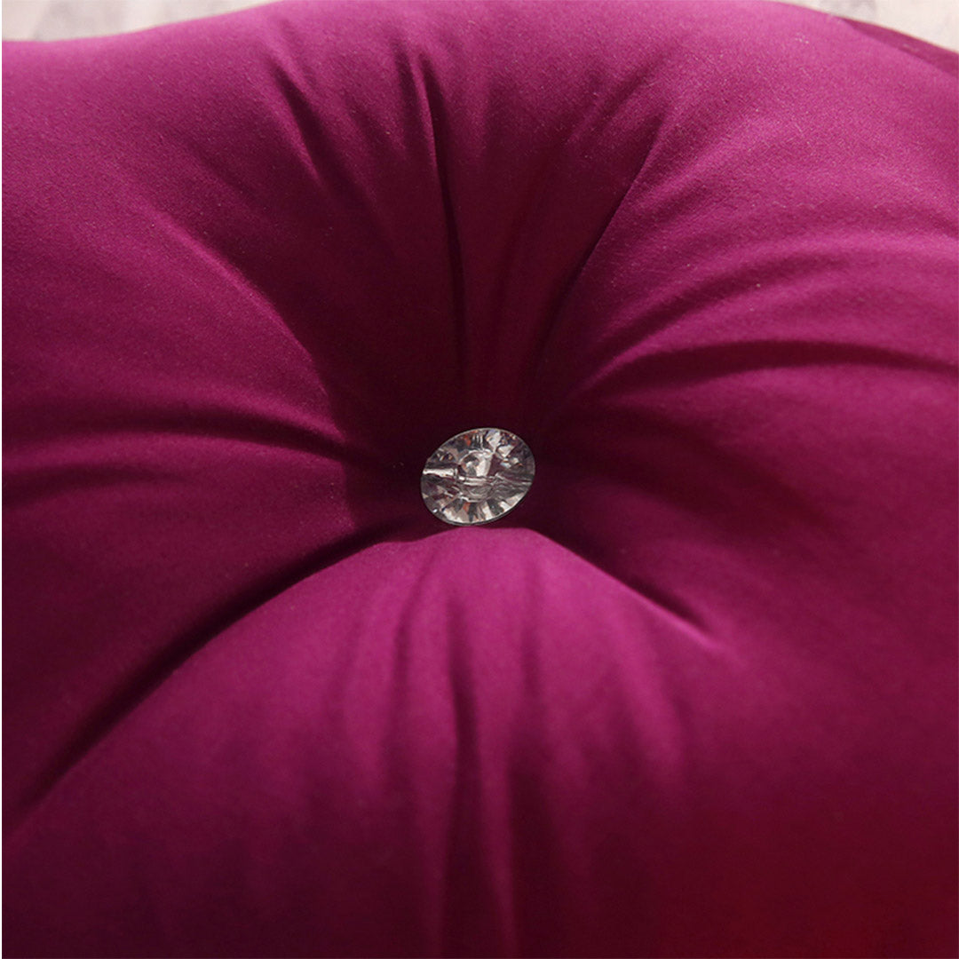 SOGA 4X 150cm Burgundy Princess Bed Pillow Headboard Backrest Bedside Tatami Sofa Cushion with Ruffle Lace Home Decor • LUZ-PillowSlk150BurgundyX4