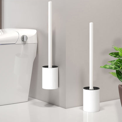 SOGA 27cm Wall-Mounted Toilet Brush with Holder Bathroom Cleaning Scrub White • LUZ-TAN1045