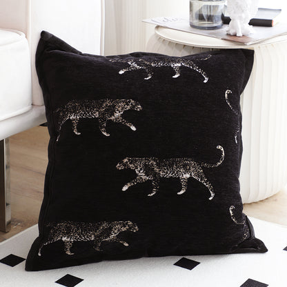 SOGA 2X 50cm Black Throw Pillow Elegant Decorative Cushion Living Room Modern Home Decor • LUZ-FrenchCushion332X2