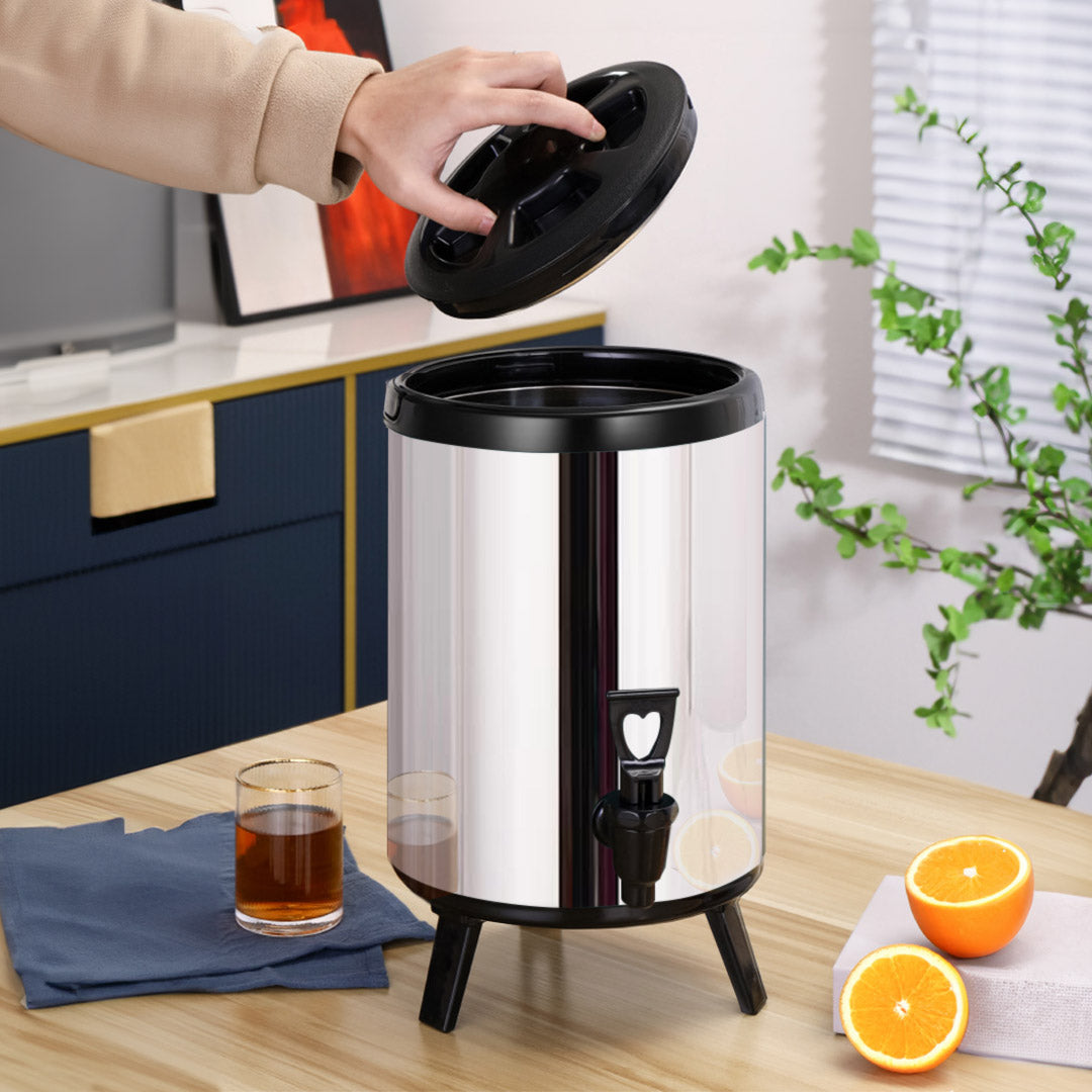 SOGA 16L Portable Insulated Cold/Heat Coffee Tea Beer Barrel Brew Pot With Dispenser • LUZ-BeverageDispenser16L