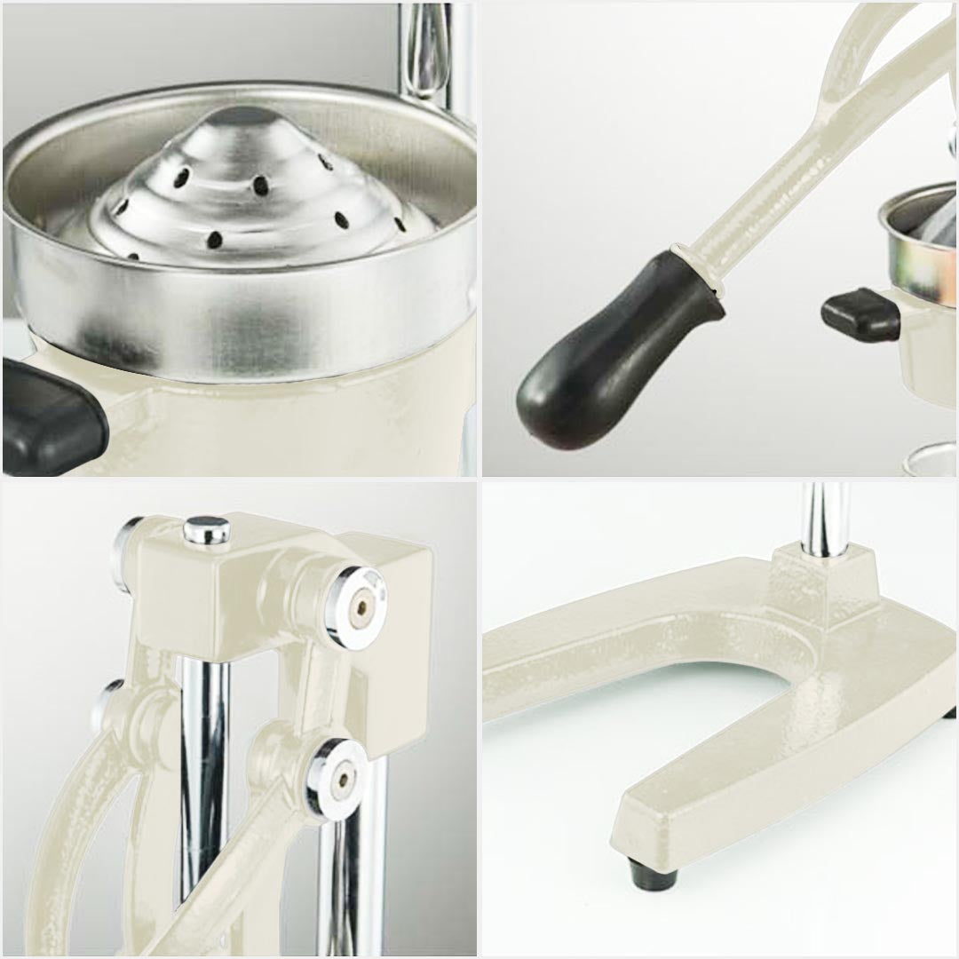 SOGA 2X Commercial Manual Juicer Hand Press Juice Extractor Squeezer Orange Citrus White • LUZ-JuicerManualWhiteX2