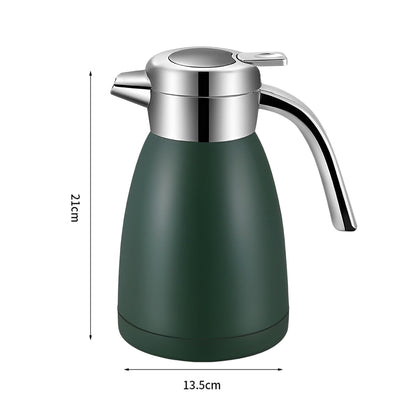SOGA 2X 1.2L Stainless Steel Insulated Vacuum Flask Water Bottle Green • LUZ-WaterJug12GREX2
