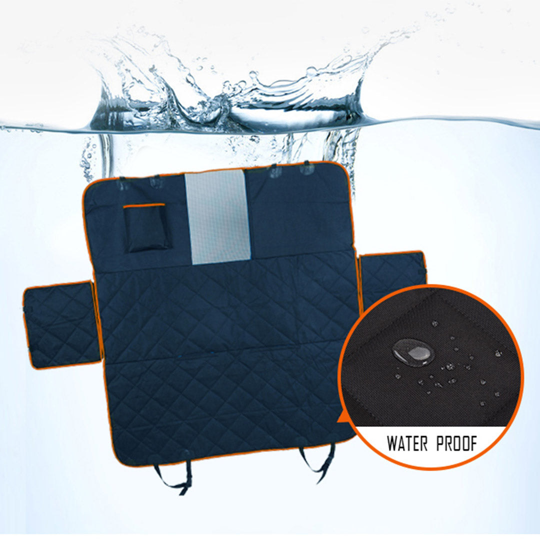 SOGA Oxford Cloth Waterproof Dog Car Cover Back Seat Protector Hammock Pet Mat Black • LUZ-Carpetbag99