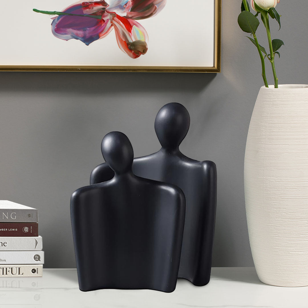 SOGA Ornament Set of 2 Abstract Human Figurine Sculptures Minimalist Modern Art Statues for Home Décor • LUZ-Ornament2949