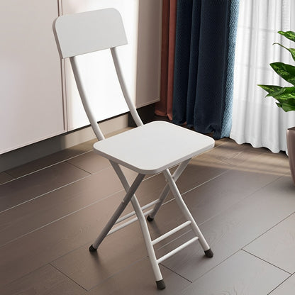 SOGA White Foldable Chair Space Saving Lightweight Portable Stylish Seat Home Decor Set of 2 • LUZ-ChairAS712