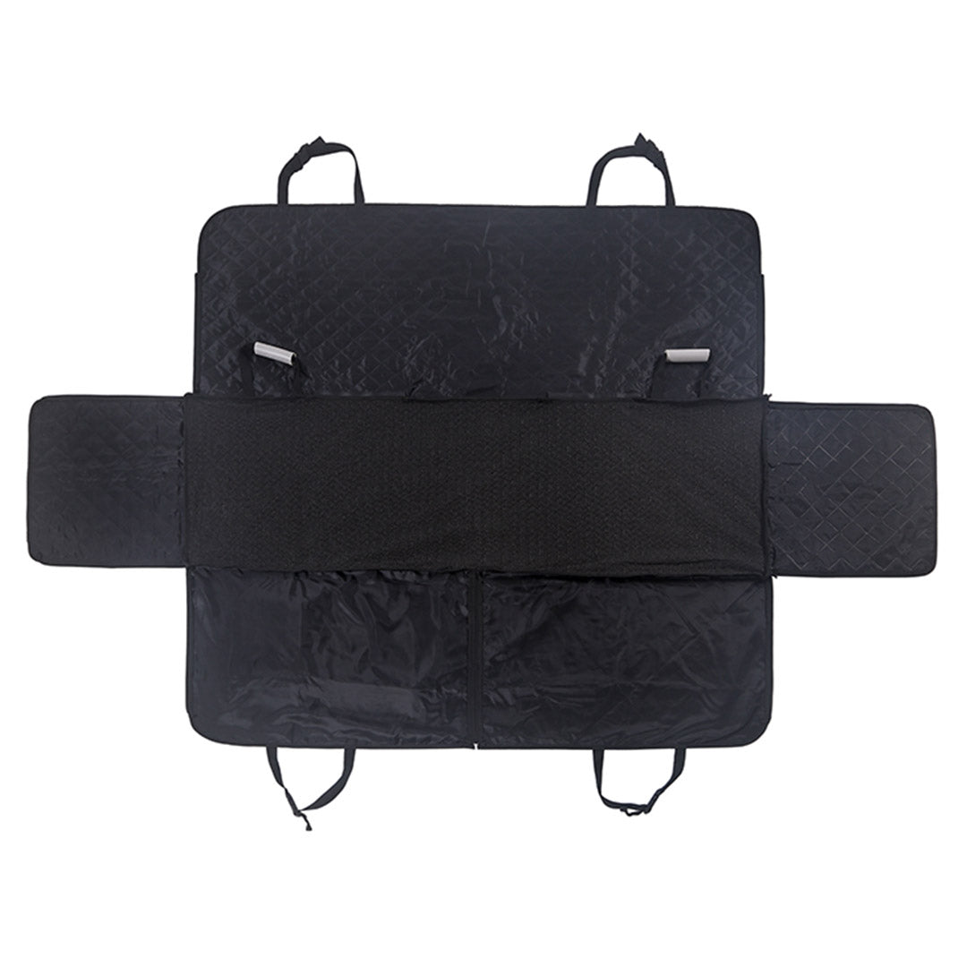 SOGA 2X 600D Oxford Cloth Waterproof Dog Car Cover Back Seat Protector Hammock Non-Slip Pet Mat Black • LUZ-CarPetBag040X2