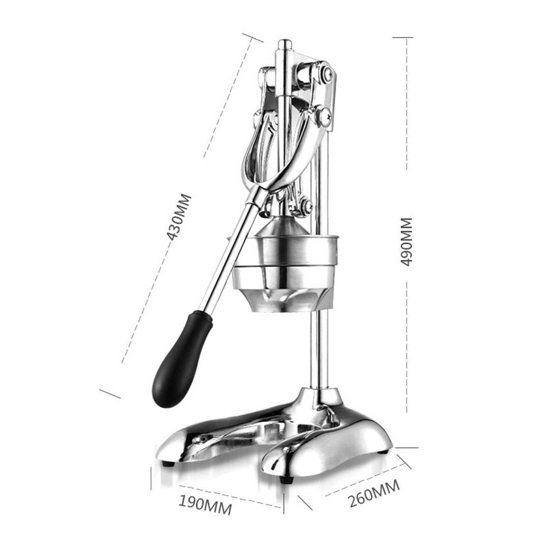 SOGA 2x Stainless Steel Manual Juicer Hand Press Juice Extractor Squeezer Orange Citrus • LUZ-JuicerManualSSX2