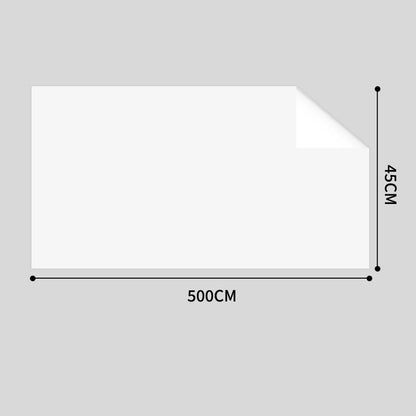 SOGA 45cmx500cm Clear Dry Erase Adhesive Whiteboard Wall Surface Peel Sticker Sheet • LUZ-WalMat45500
