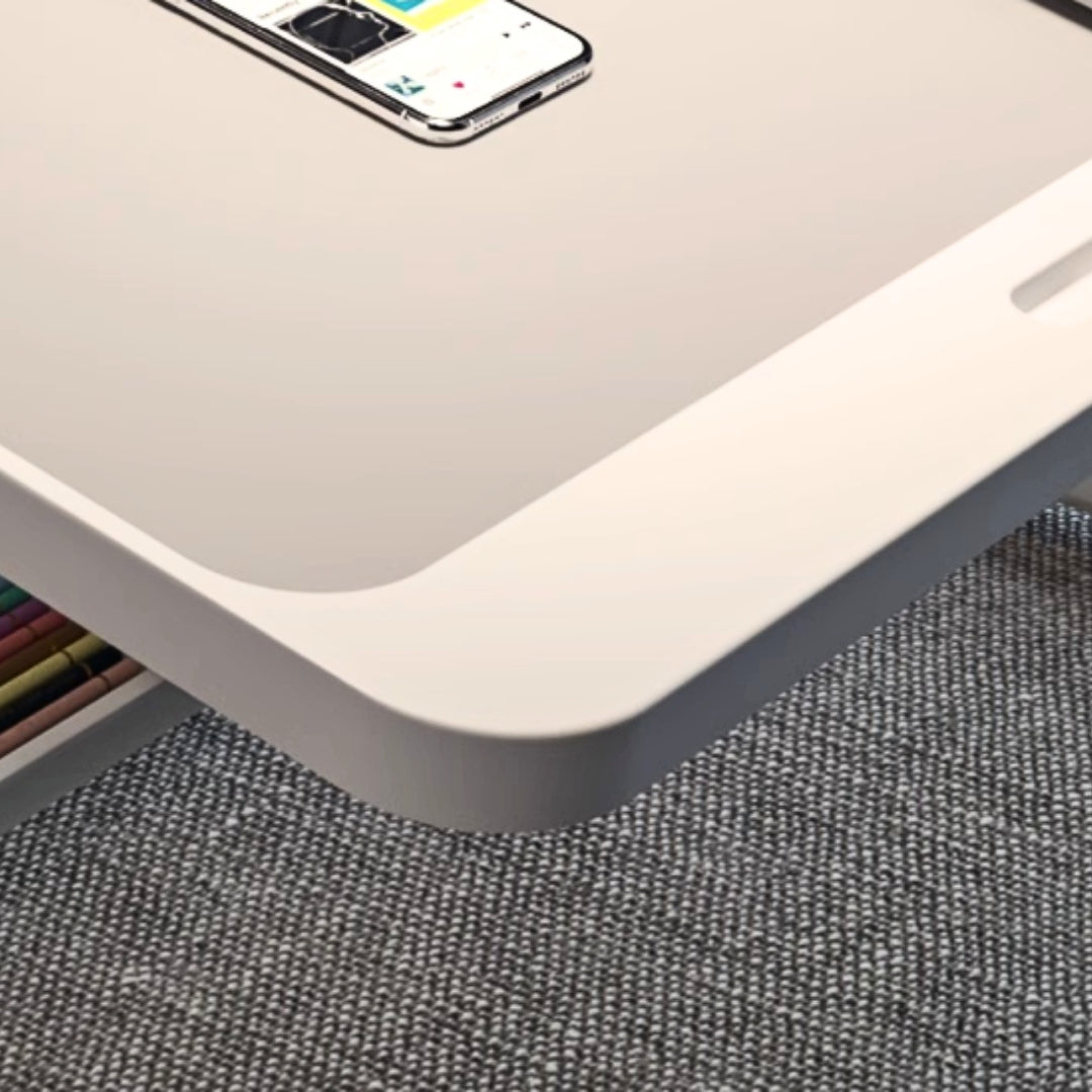 SOGA 2X 60X40cm Wood Small Laptop Bed Portable Foldable Study Table Adjustable • LUZ-BedTableA6X2