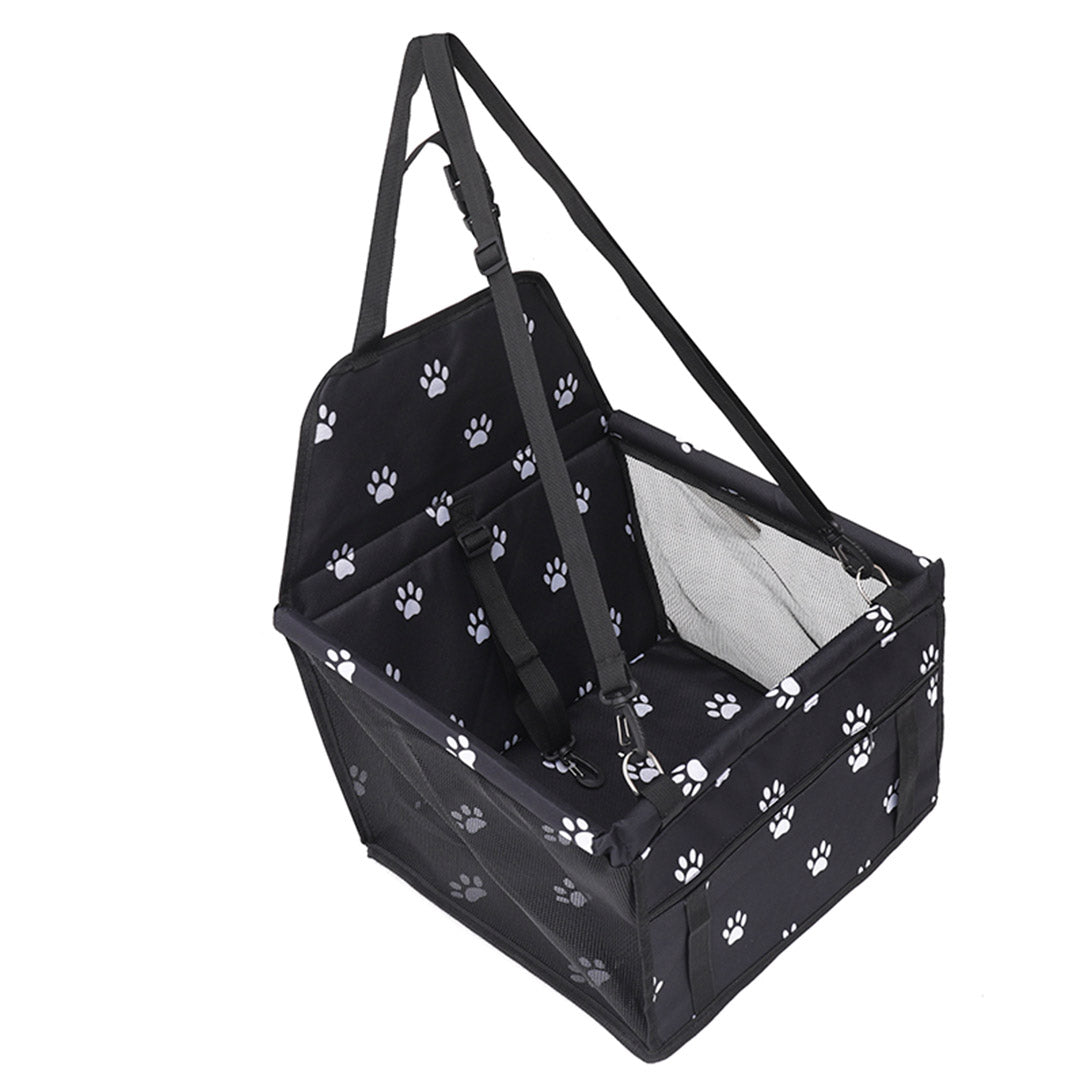 SOGA Waterproof Pet Booster Car Seat Breathable Mesh Safety Travel Portable Dog Carrier Bag Black • LUZ-CarPetBag013BLK