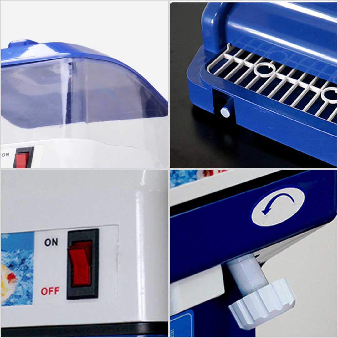 SOGA Commercial Ice Shaver Ice Crusher Slicer Smoothie Maker Machine 180KG/h • LUZ-CommercialElectricIceShaver188