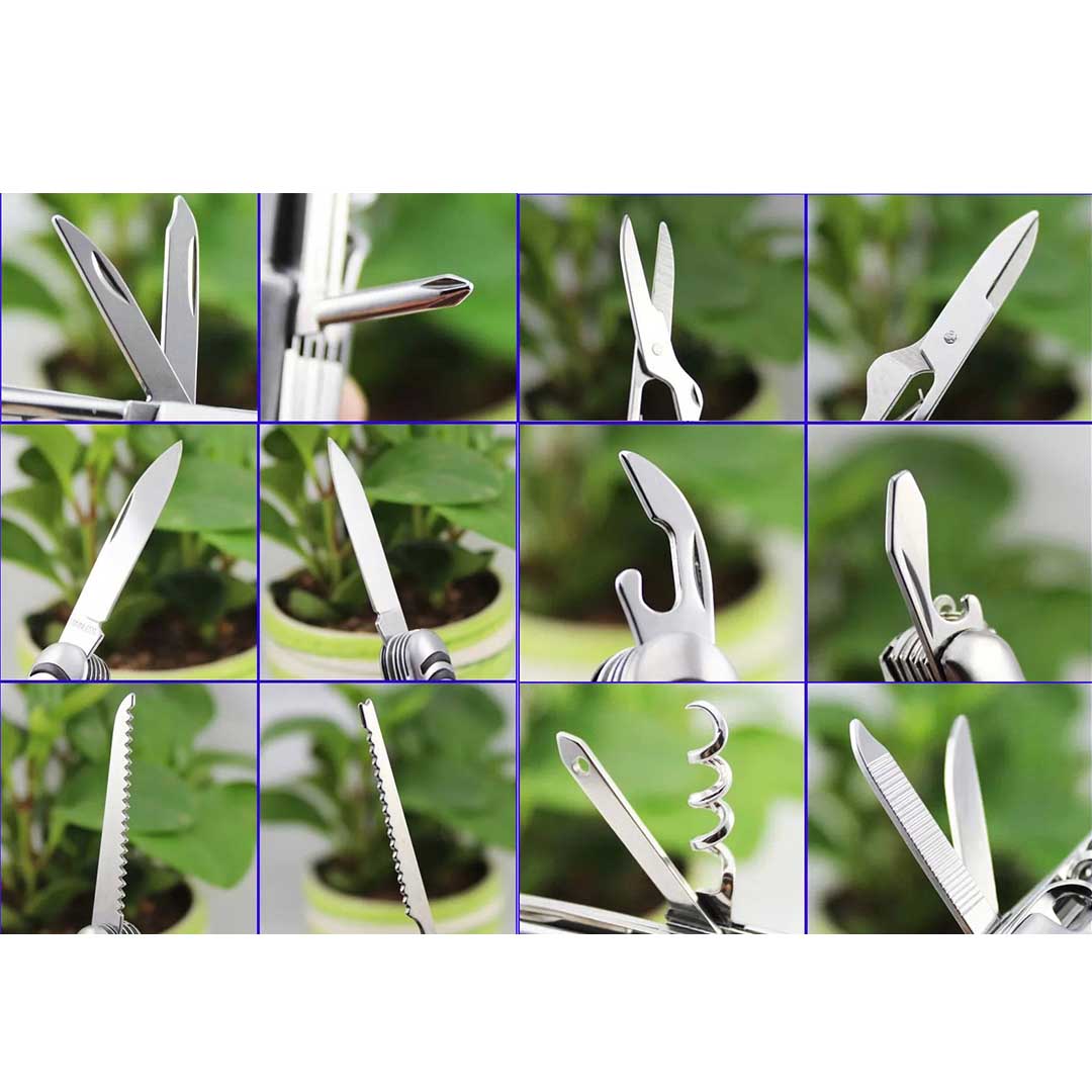 SOGA Multi Function Army Knife Tool Swiss Style 102 • LUZ-Knife102