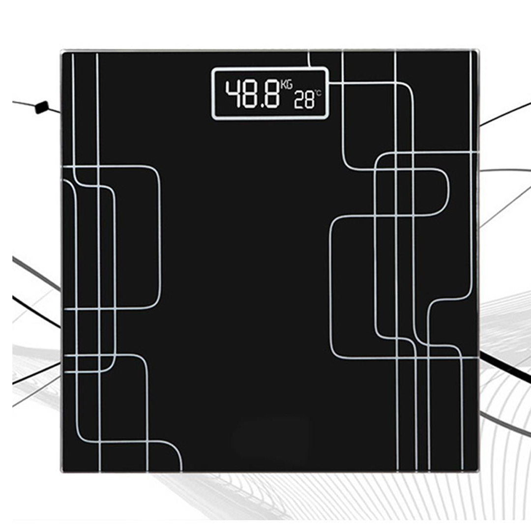 SOGA 2X 180kg Electronic Talking Scale Weight Fitness Glass Bathroom Scale LCD Display • LUZ-TalkingScaleLinesX2