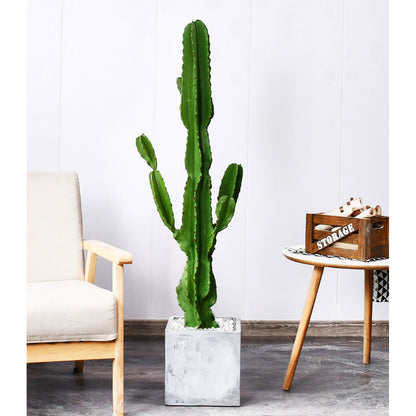 SOGA 120cm Green Artificial Indoor Cactus Tree Fake Plant Simulation Decorative 6 Heads • LUZ-APlantFH1206