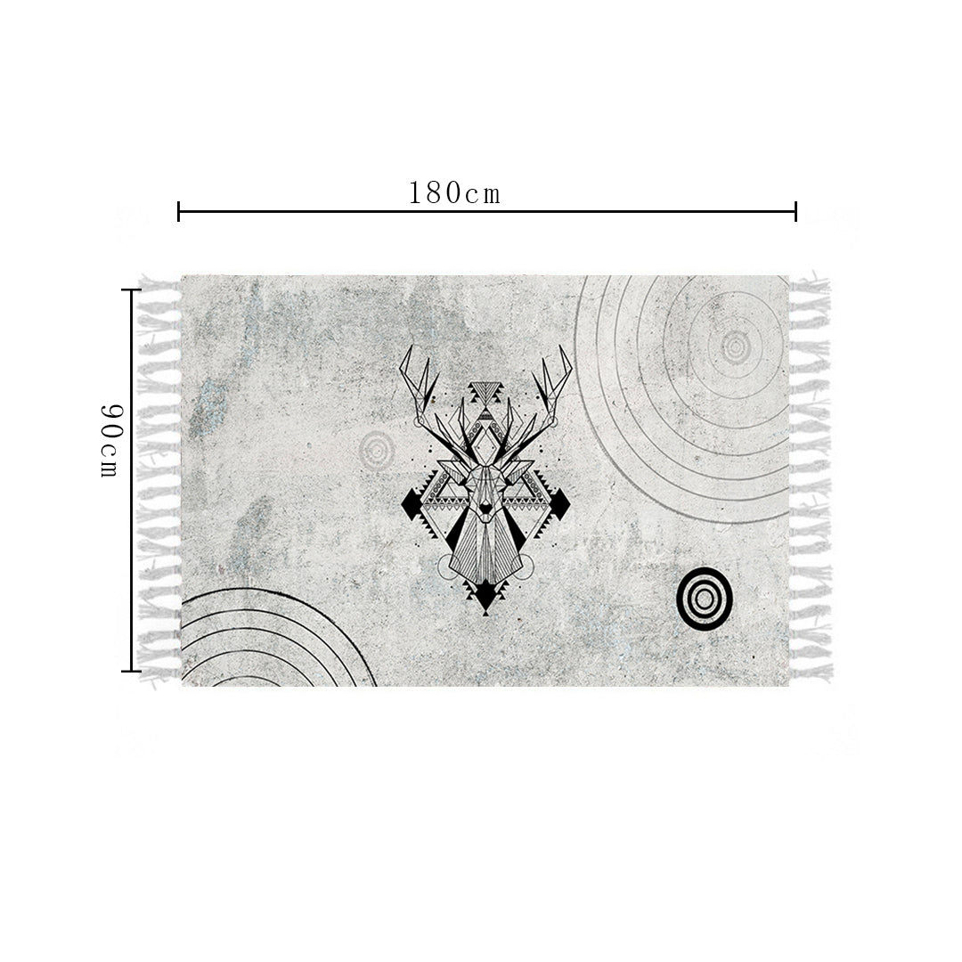 SOGA 90cm Woven Minimalist Bedroom Area Rug Carpet, Home Decor • LUZ-CarpetFLSA17
