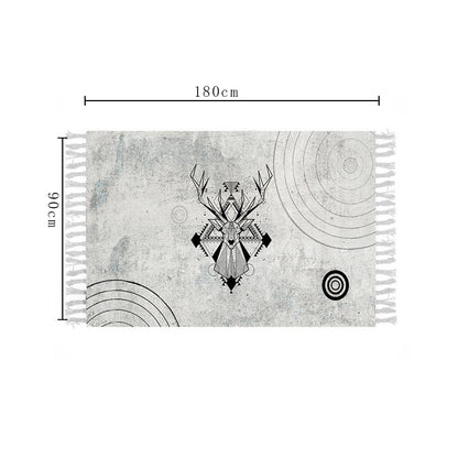 SOGA 90cm Woven Minimalist Bedroom Area Rug Carpet, Home Decor • LUZ-CarpetFLSA17