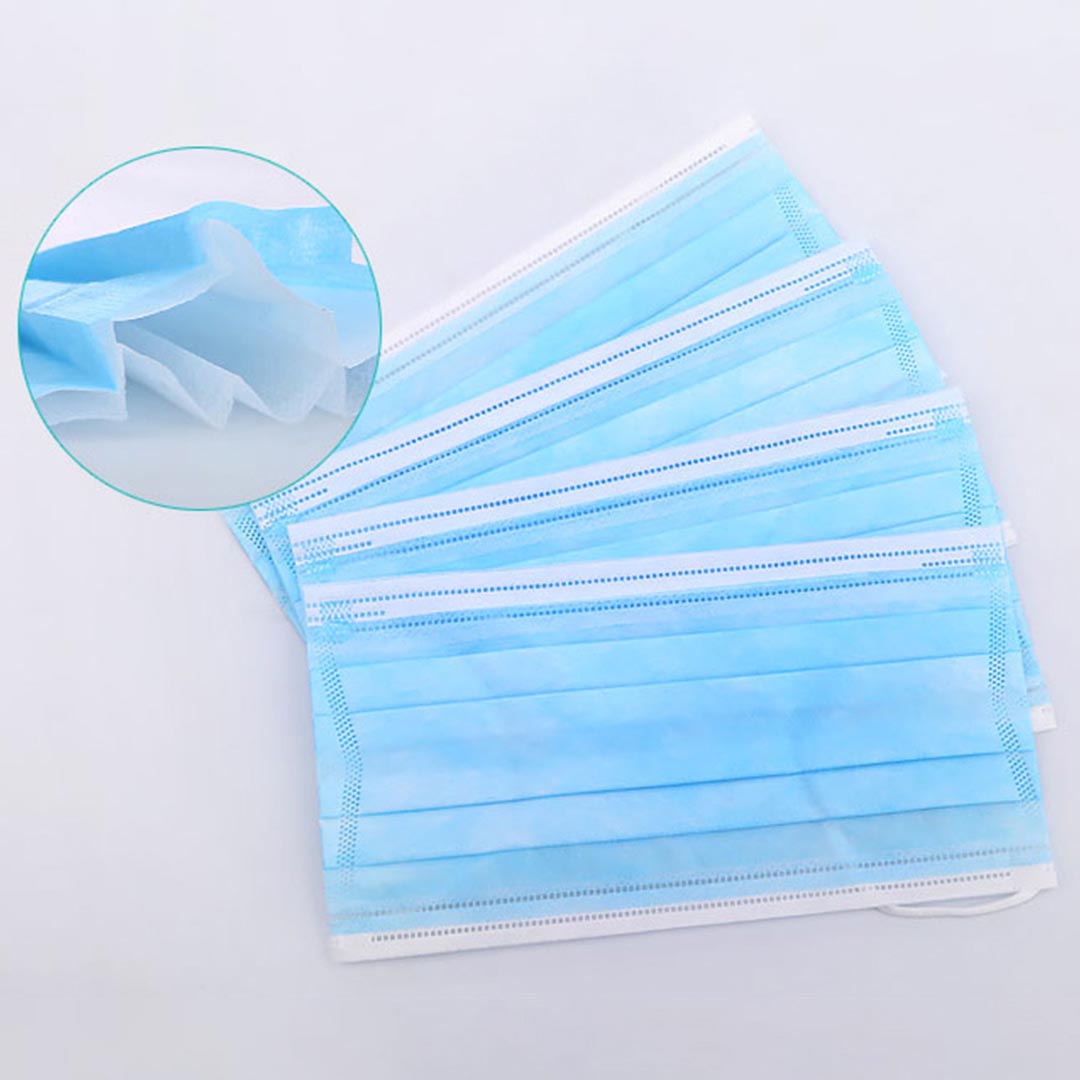 60 Pcs Anti Dust Filter Disposable Protective Sanitary Face Mask • LUZ-DMaskX50