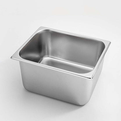 SOGA Gastronorm GN Pan Full Size 1/2 GN Pan 20cm Deep Stainless Steel Tray With Lid • LUZ-GP5412wLidX1