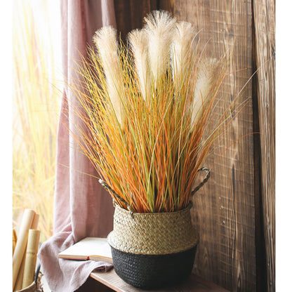 SOGA 2X 137cm Artificial Indoor Potted Reed Bulrush Grass Tree Fake Plant Simulation Decorative • LUZ-APlantFH621X2