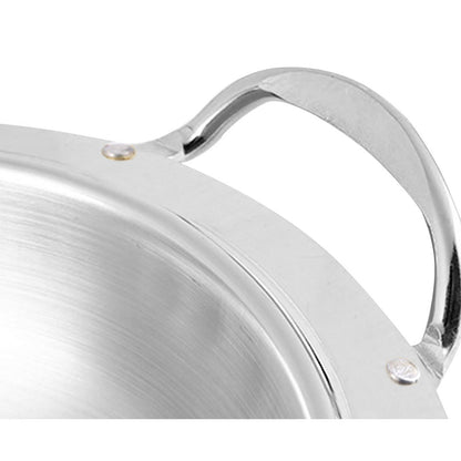 SOGA 2X Stainless Steel Round Buffet Chafing Dish Cater Food Warmer Chafer with Glass Top Lid • LUZ-ChafingDishSoupSilverX2