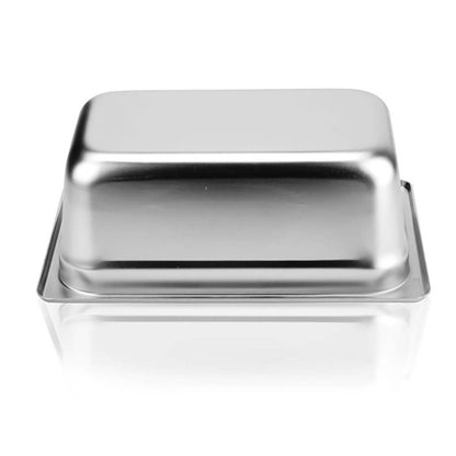 SOGA Gastronorm GN Pan Full Size 1/1 GN Pan 20cm Deep Stainless Steel Tray With Lid • LUZ-GP5406wLidX1