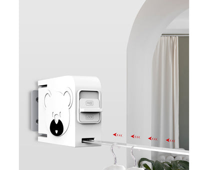SOGA 160mm Wall-Mounted Clothes Line Dry Rack Retractable Space-Saving Foldable Hanger White • LUZ-BSLY07