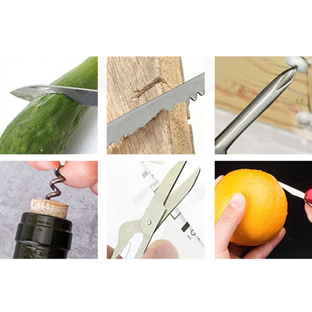 SOGA Multi Function Army Knife Tool Swiss Style 102 • LUZ-Knife102