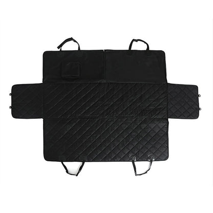 SOGA 2X 600D Oxford Cloth Waterproof Dog Car Cover Back Seat Protector Hammock Non-Slip Pet Mat Black • LUZ-CarPetBag040X2